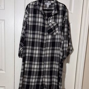 Elegant Plaid Long Sleeve Dress